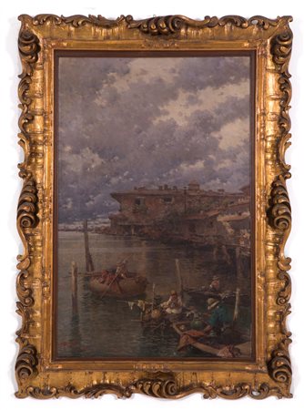 RICCARDO PELLEGRINI. Painting "IMMINENT BURST"