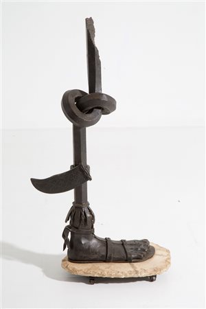 "FOOT" iron sculpture