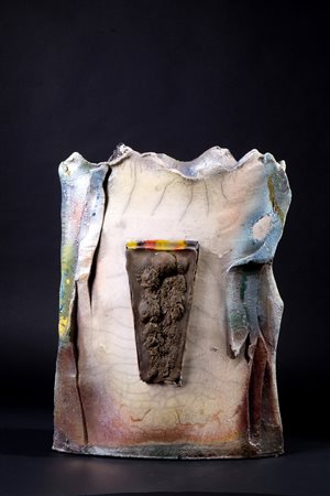FREDERIK BLOK. Raku ritual vessel