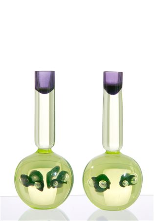 Pair of candle holders