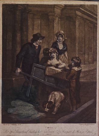Otto stampe dipinte da Francis Wheatley, inciso da L. Schiavonetti