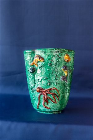 Grande vaso in maiolica di Vetri