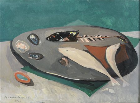 DIPINTO NATURA MORTA DI BEPPE GUZZI