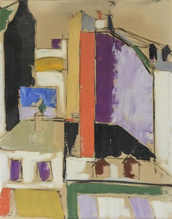 DIPINTO PARIGI DI SANTE MONACHESI