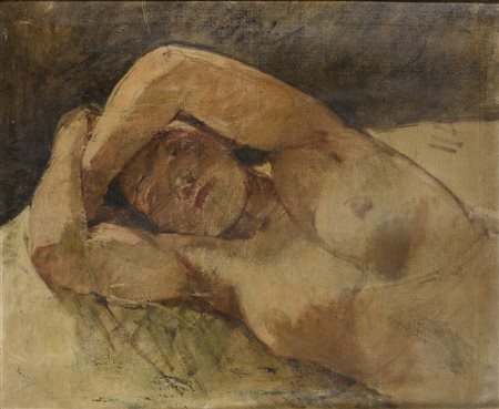 DIPINTO NUDO DI DONNA DEL NOVECENTO