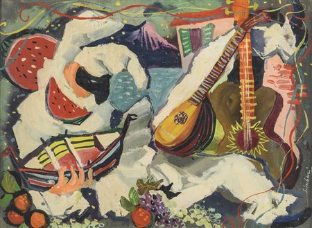 DIIPINTO PULCINELLA DI NICOLA SIMBARI