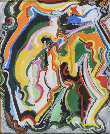 DIPINTO ASTRATTO DI LUIGI BOILLE, 1965