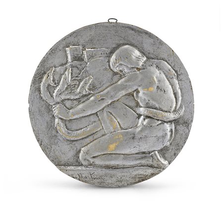 BASSORILIEVO IN GESSO DI GAETANO MARTINEZ, 1924