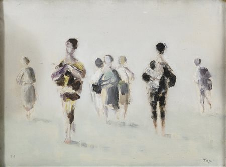 DIPINTO INCONTRI DI FERNANDO TROSO