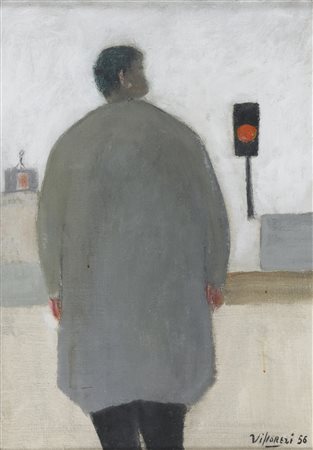 DIPINTO DI FRANCO VILLORESI, 1956