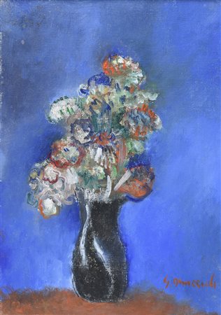 DIPINTO FIORI NOTTURNI DI GIOVANNI OMICCIOLI