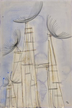 TECNICA MISTA DI ACHILLE PERILLI, 1953