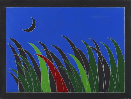 DIPINTO NOTTURNO DI FRANCO ANGELI