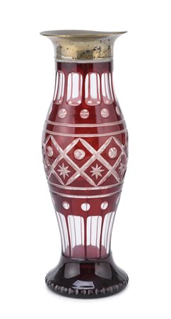 VASO IN CRISTALLO DI BOEMIA