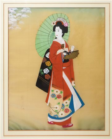 Geisha in abito tradizionale, Primi XX secolo