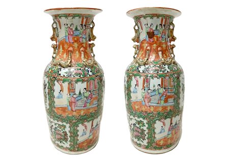 Coppia di vasi Cinesi, XX secolo