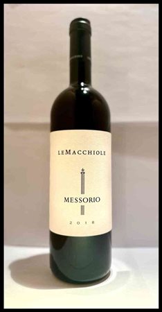 Le Macchiole, Messorio Tuscany, Messorio IGT - 1 bottle (bt), vintage 2018.Level: Within neck (WN),