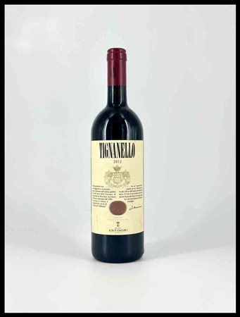 Marchesi Antinori, Tignanello Tuscany, Tignanello IGT - 1 bottle (bt), vintage 2012.Level: Within