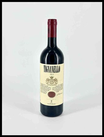 Marchesi Antinori, Tignanello Tuscany, Tiganello IGT - 1 bottle (bt), vintage 2012.Level: Within