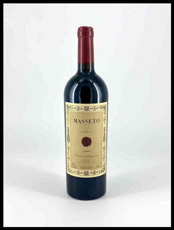 Tenuta Dell'Ornellaia, Masseto Tuscany, Masseto IGT- 1 bottle (bt), vintage 2002.Level: Within Neck