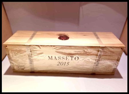 Tenuta Masseto, Masseto Tuscany, Masseto IGT - 1 bottle (bt), vintage 2015.Level: Within neck (WN),