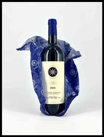 Tenuta San Guido Bolgheri, Sassicaia Tuscany, Sassicaia DOC - 1 bottle (bt), vintage 2004.Level: