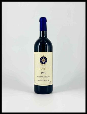 Tenuta San Guido Bolgheri, Sassicaia Tuscany, Sassicaia DOC - 1 bottle (bt), vintage 2004.Level: