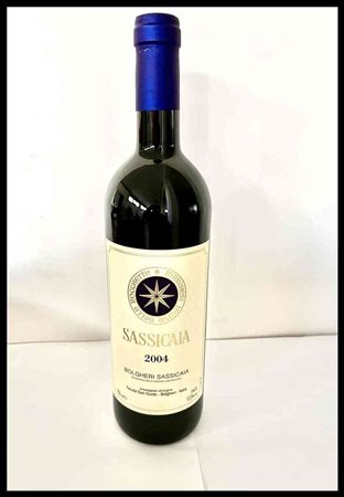 Tenuta San Guido Bolgheri, Sassicaia Tuscany, Sassicaia DOC - 1 bottle (bt), vintage 2004.Level: