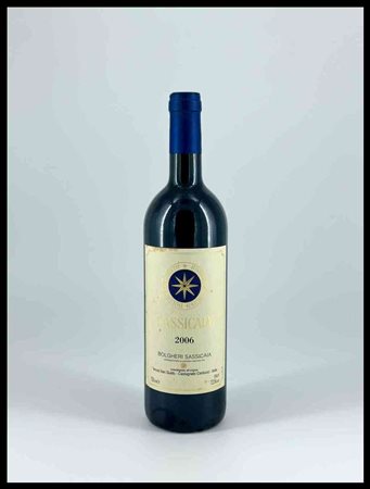 Tenuta San Guido Bolgheri, Sassicaia Tuscany, Sassicaia DOC - 1 bottle (bt), vintage 2006.Level: