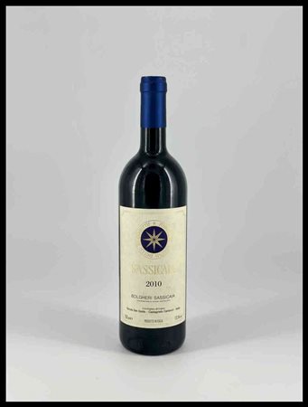 Tenuta San Guido Bolgheri, Sassicaia Tuscany, Sassicaia DOC - 1 bottle (bt), vintage 2010.Level: