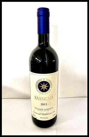 Tenuta San Guido Bolgheri, Sassicaia Tuscany, Sassicaia DOC - 1 bottle (bt), vintage 2011.Level:
