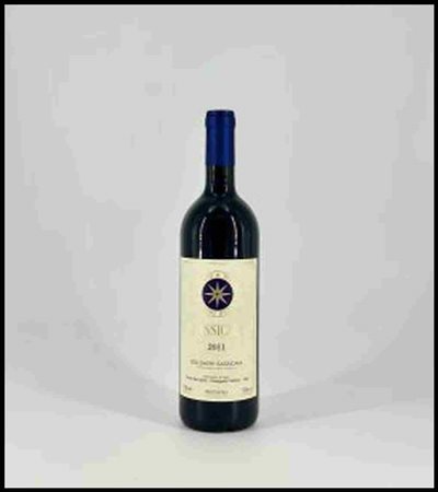 Tenuta San Guido Bolgheri, Sassicaia Tuscany, Sassicaia DOC - 1 bottle (bt), vintage 2011.Level: