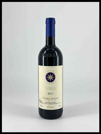 Tenuta San Guido Bolgheri, Sassicaia Tuscany, Sassicaia DOC - 1 bottle (bt), vintage 2017.Level: