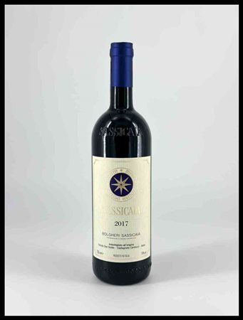 Tenuta San Guido Bolgheri, Sassicaia Tuscany, Sassicaia DOC - 1 bottle (bt), vintage 2017.Level: