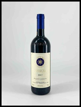 Tenuta San Guido Bolgheri, Sassicaia Tuscany, Sassicaia DOC - 1 bottle (bt), vintage 2017.Level: