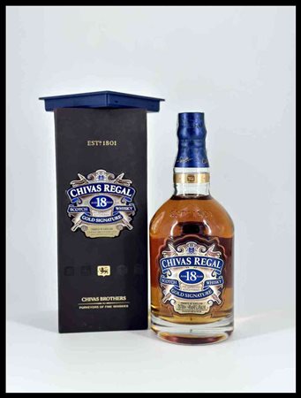 Chivas Regal Gold Signature 18 Year Old Blended Scotch Whisky Scozia, Old Single Malt Scotch