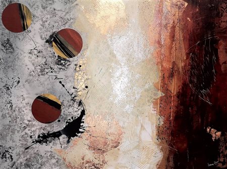 URSO IVANA san cataldo cl (cl) 1978 ABSTRACT #28 2022 tecnica mista su tela,...