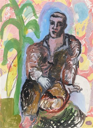 Sandro Chia, Personaggio seduto, 1999