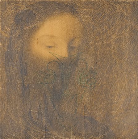 Omar Galliani, Disegno, 1996