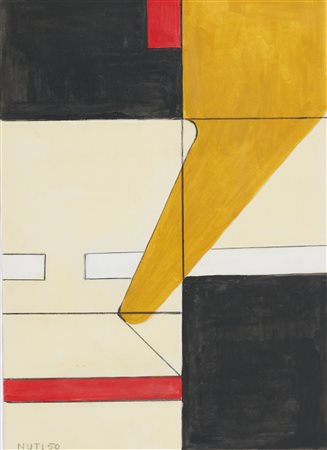 Mario Nuti, Composizione, 1950