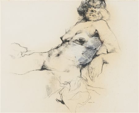 Renzo Vespignani, Figura  sdraiata, 1960
