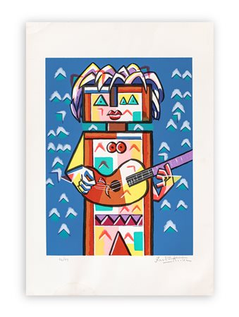 IBRAHIM KODRA (1918-2006) - Senza Titolo