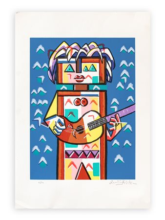 IBRAHIM KODRA (1918-2006) - Senza Titolo