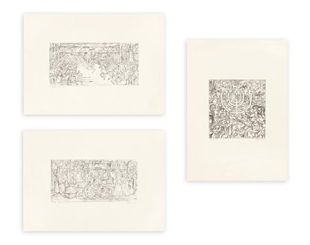 DANIEL SCHINASI (1933-2021) - Lotto unico composto da 3 opere grafiche