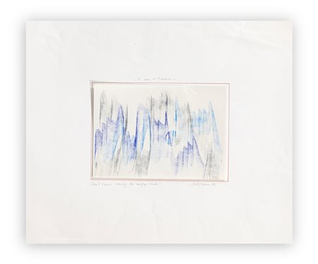 BETTY DANON (1920-2002) - A way of freedom - Don't roam away the angry clouds!, 1972
