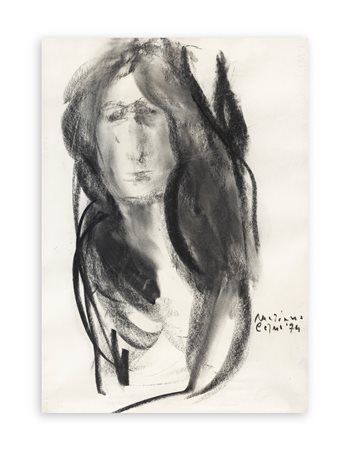 AUGUSTO CERNIGOI (1898-1985) - Senza Titolo, 1974
