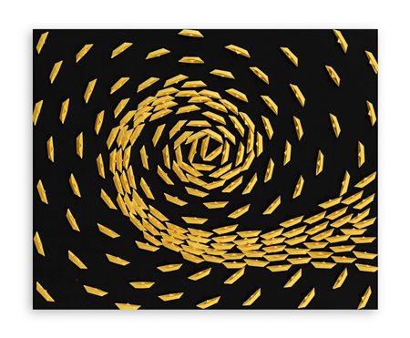 RICCARDO GUSMAROLI (1963) - Vortice Giallo, 2022