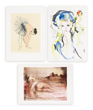 AUTORI VARI (MESSINA, TRECCANI, AJMONE) - Lotto unico composto da 3 opere grafiche