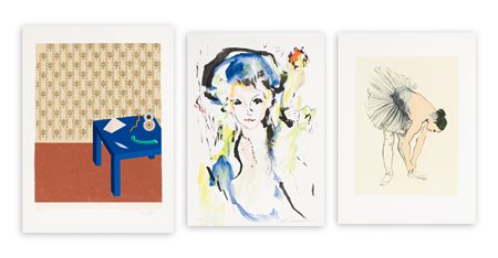 AUTORI VARI (MESSINA, TRECCANI, DEL PEZZO) - Lotto unico composto da 3 opere grafiche