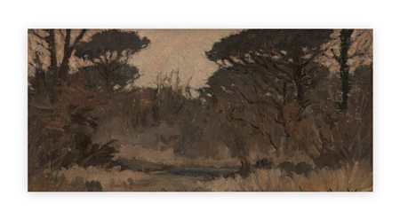 RENZO BANDOLI (1921-2007) - Autunno in pineta, 1976